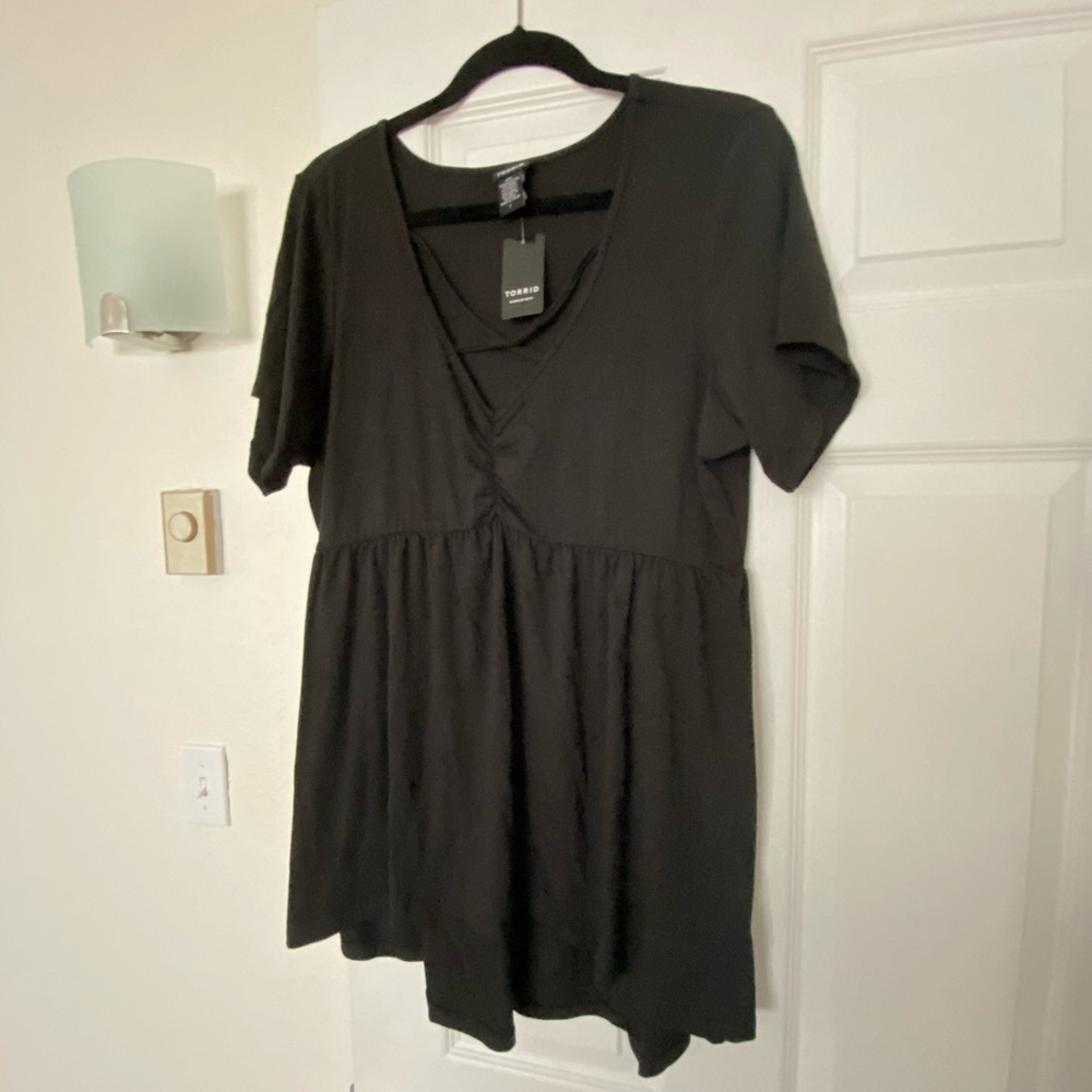 Torrid super soft babydoll shirt